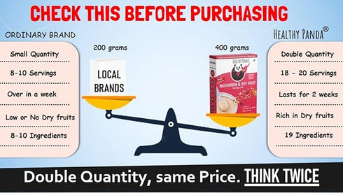 HEALTHY PANDA Organic Multigrain Dry fruit Baby Cereal